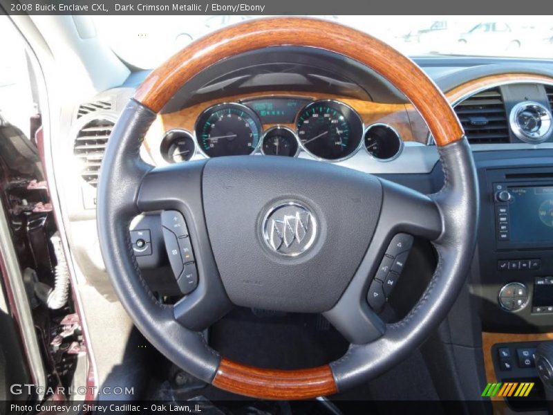 Dark Crimson Metallic / Ebony/Ebony 2008 Buick Enclave CXL