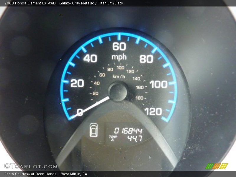 Galaxy Gray Metallic / Titanium/Black 2008 Honda Element EX AWD