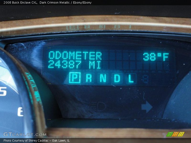 Dark Crimson Metallic / Ebony/Ebony 2008 Buick Enclave CXL