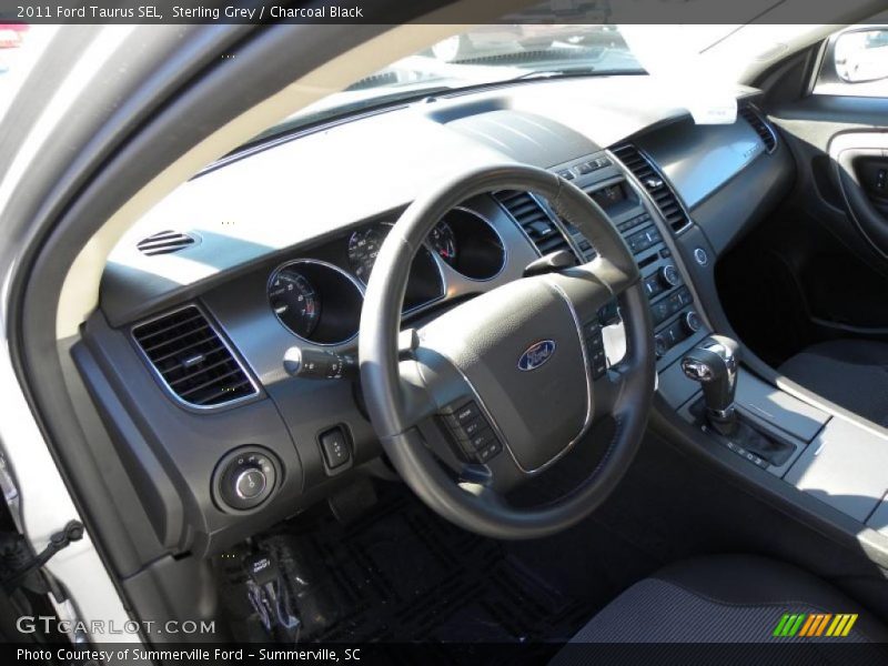 Sterling Grey / Charcoal Black 2011 Ford Taurus SEL