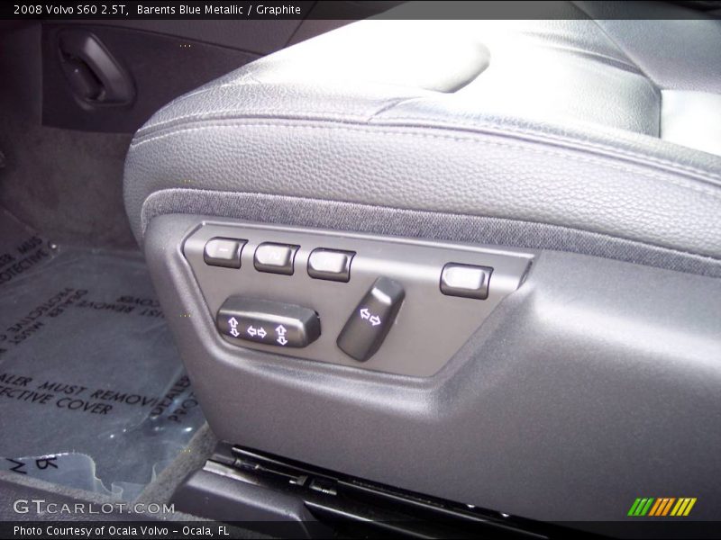 Barents Blue Metallic / Graphite 2008 Volvo S60 2.5T
