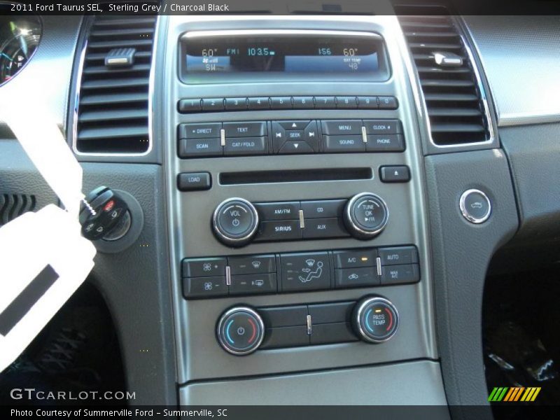 Sterling Grey / Charcoal Black 2011 Ford Taurus SEL