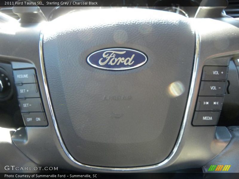 Sterling Grey / Charcoal Black 2011 Ford Taurus SEL