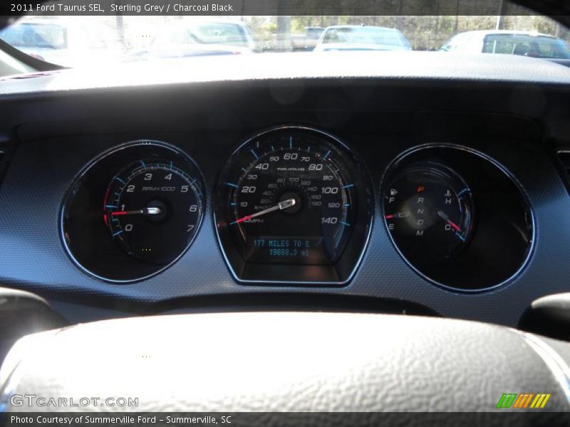 Sterling Grey / Charcoal Black 2011 Ford Taurus SEL