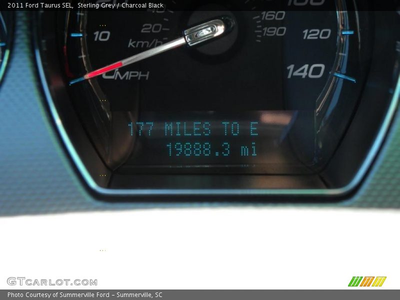 Sterling Grey / Charcoal Black 2011 Ford Taurus SEL