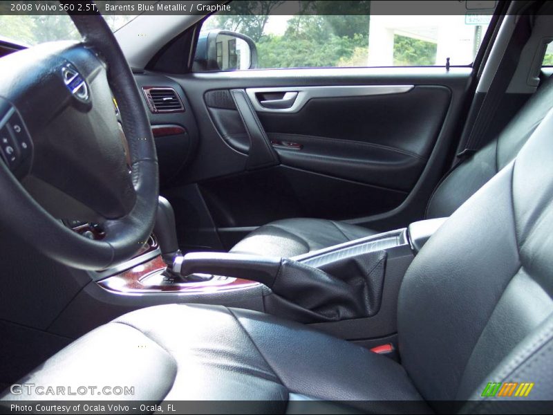 Barents Blue Metallic / Graphite 2008 Volvo S60 2.5T