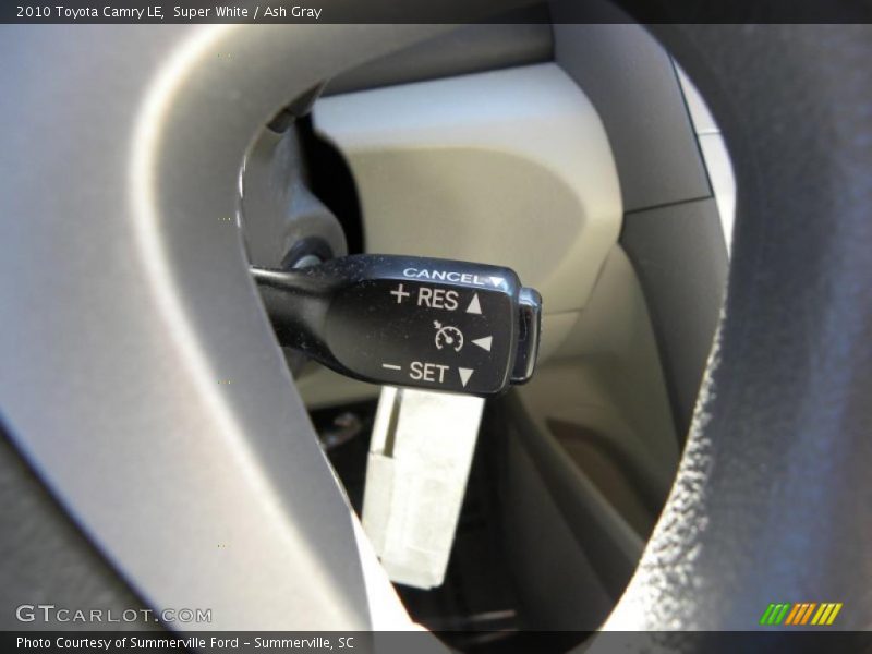 Super White / Ash Gray 2010 Toyota Camry LE