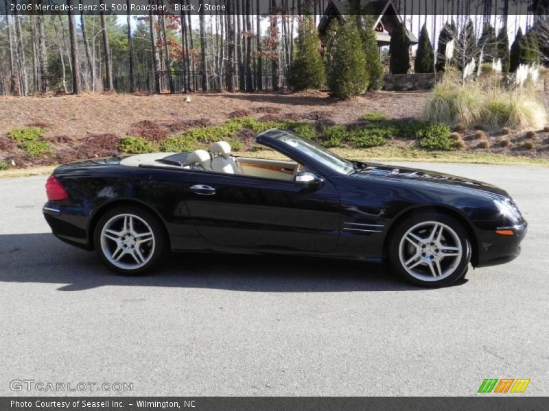 Black / Stone 2006 Mercedes-Benz SL 500 Roadster