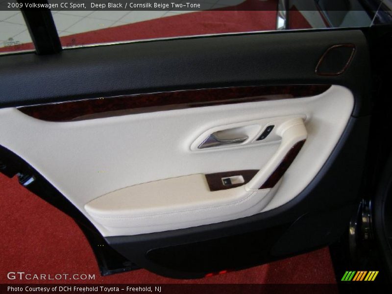 Deep Black / Cornsilk Beige Two-Tone 2009 Volkswagen CC Sport
