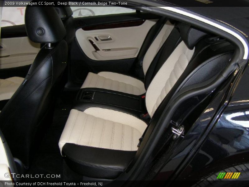 Deep Black / Cornsilk Beige Two-Tone 2009 Volkswagen CC Sport