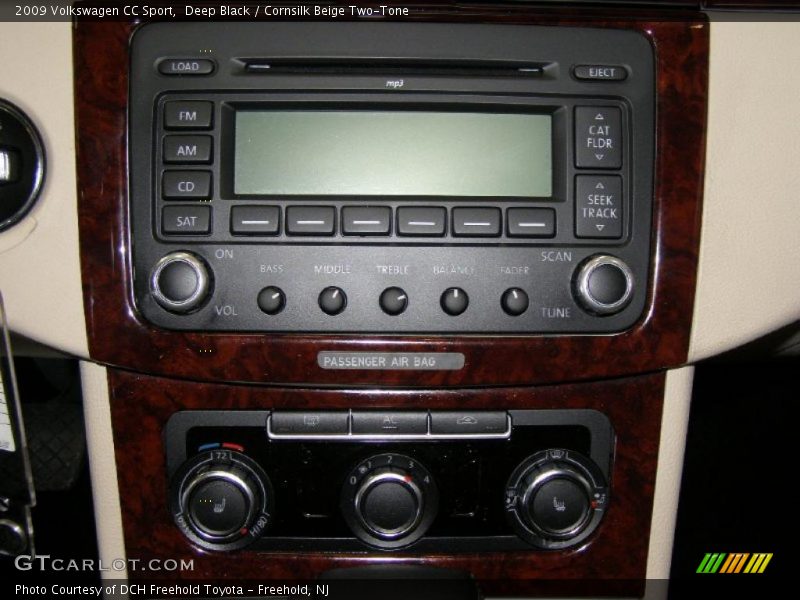 Deep Black / Cornsilk Beige Two-Tone 2009 Volkswagen CC Sport