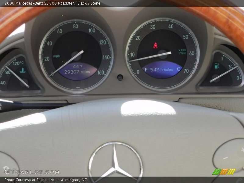Black / Stone 2006 Mercedes-Benz SL 500 Roadster