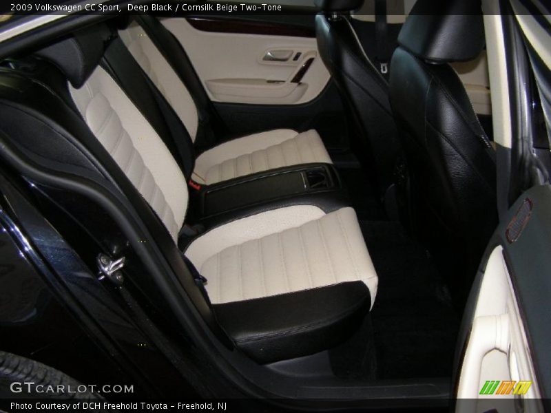 Deep Black / Cornsilk Beige Two-Tone 2009 Volkswagen CC Sport