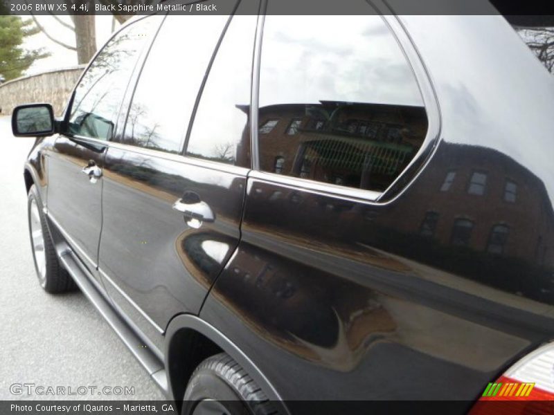 Black Sapphire Metallic / Black 2006 BMW X5 4.4i