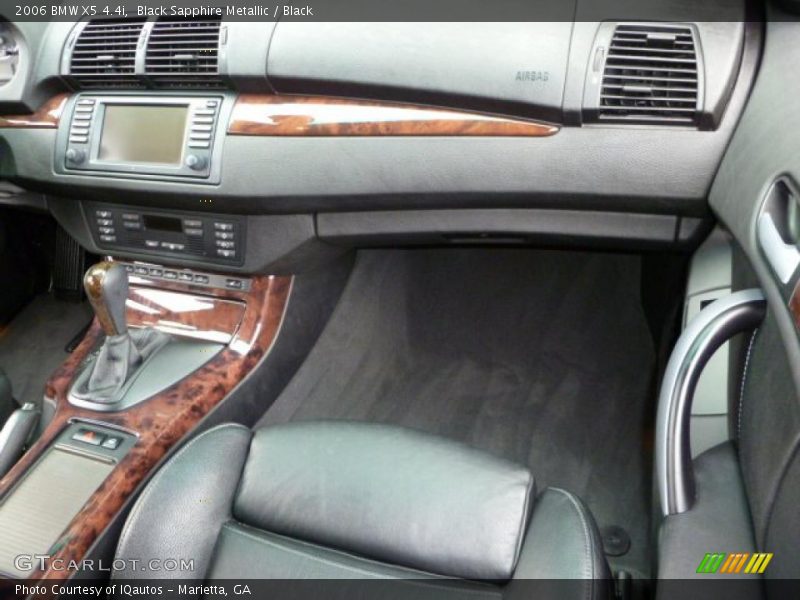 Black Sapphire Metallic / Black 2006 BMW X5 4.4i