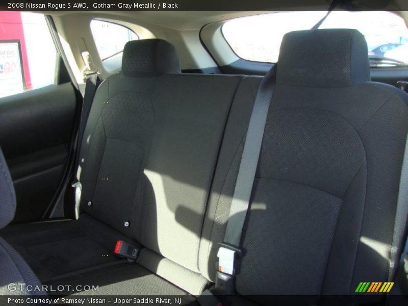 Gotham Gray Metallic / Black 2008 Nissan Rogue S AWD