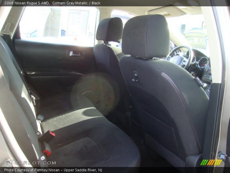 Gotham Gray Metallic / Black 2008 Nissan Rogue S AWD