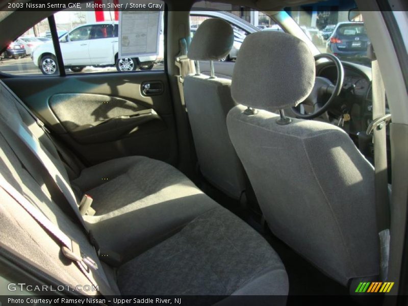 Molten Silver / Stone Gray 2003 Nissan Sentra GXE