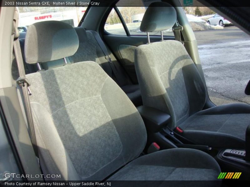 Molten Silver / Stone Gray 2003 Nissan Sentra GXE