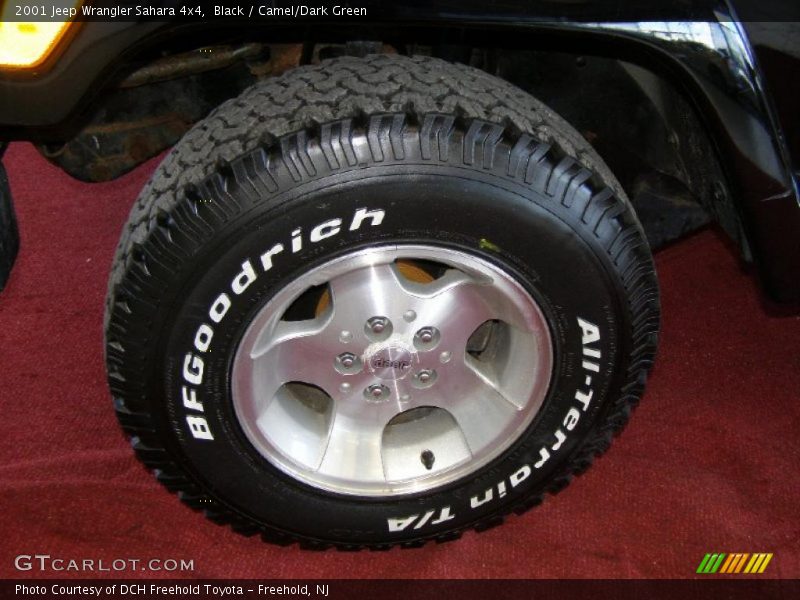 Black / Camel/Dark Green 2001 Jeep Wrangler Sahara 4x4