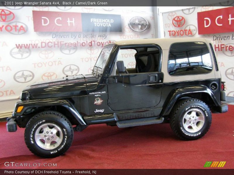 Black / Camel/Dark Green 2001 Jeep Wrangler Sahara 4x4
