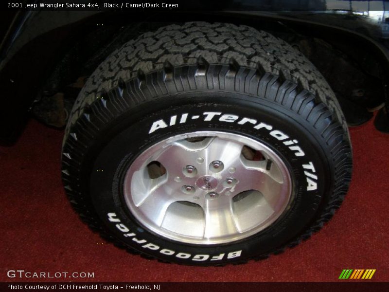 Black / Camel/Dark Green 2001 Jeep Wrangler Sahara 4x4