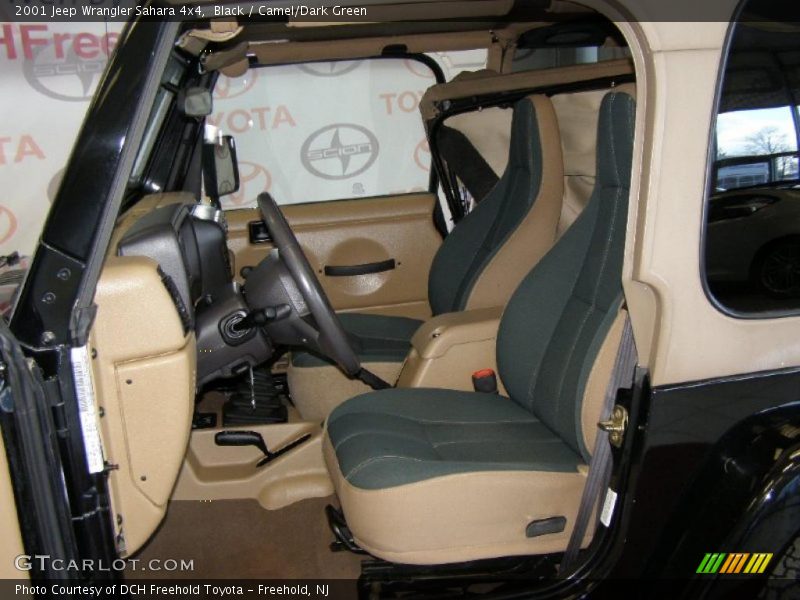 Black / Camel/Dark Green 2001 Jeep Wrangler Sahara 4x4