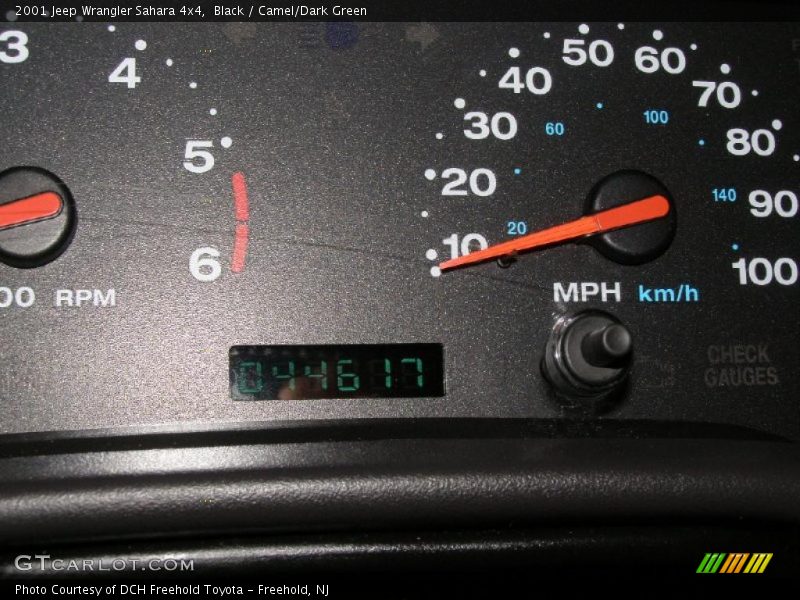 Black / Camel/Dark Green 2001 Jeep Wrangler Sahara 4x4