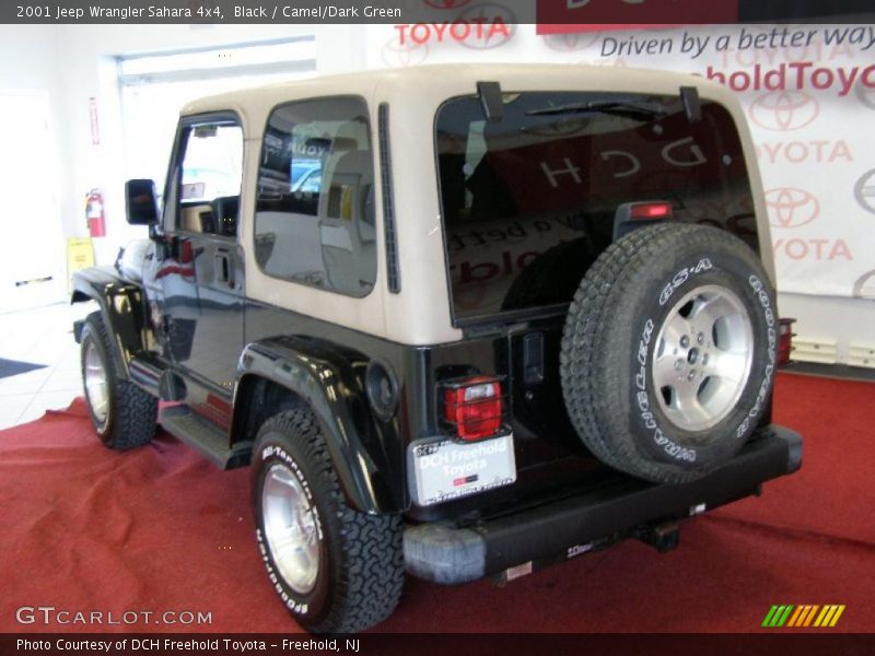 Black / Camel/Dark Green 2001 Jeep Wrangler Sahara 4x4