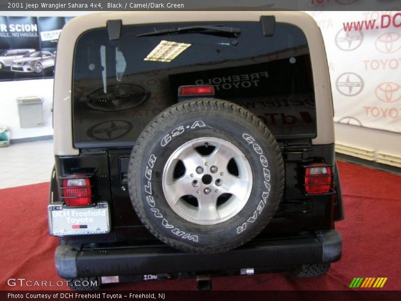 Black / Camel/Dark Green 2001 Jeep Wrangler Sahara 4x4