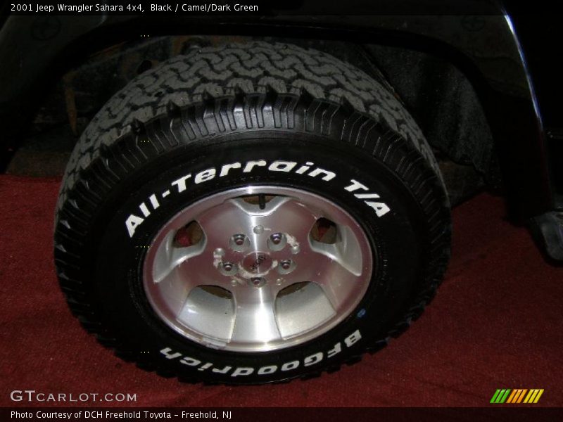 Black / Camel/Dark Green 2001 Jeep Wrangler Sahara 4x4
