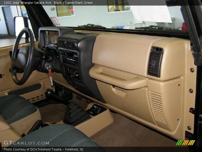 Black / Camel/Dark Green 2001 Jeep Wrangler Sahara 4x4
