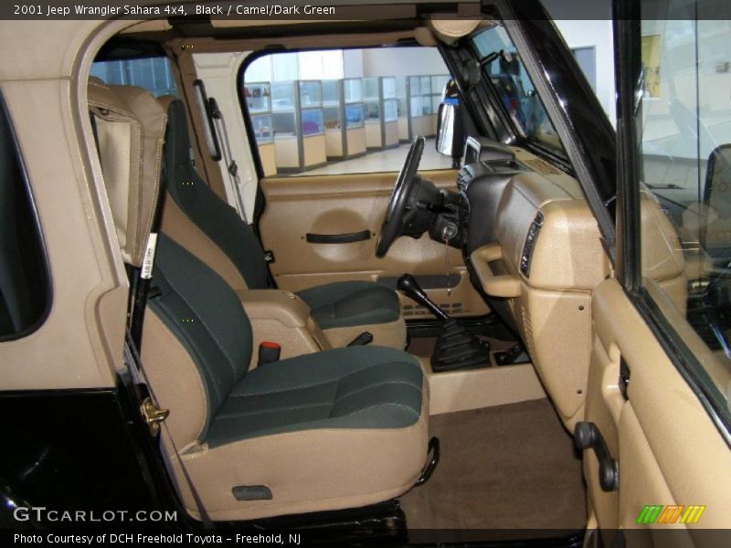 Black / Camel/Dark Green 2001 Jeep Wrangler Sahara 4x4