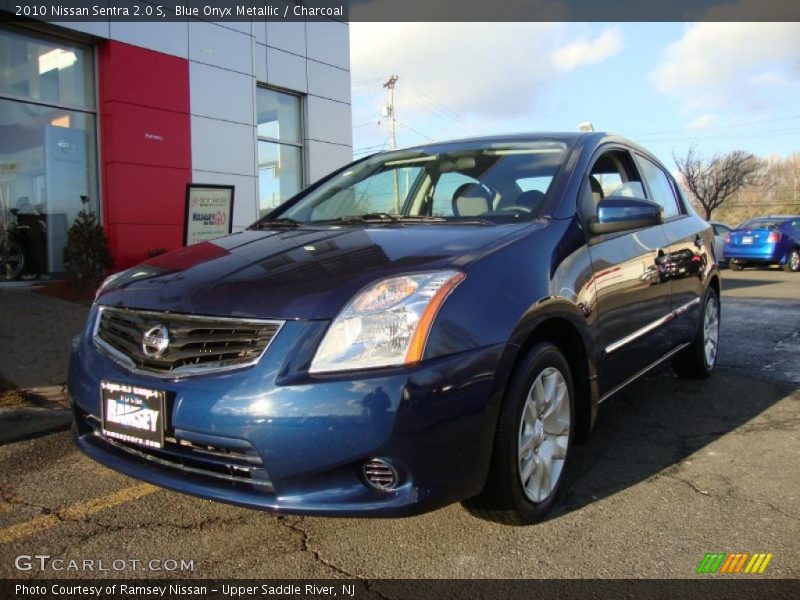 Blue Onyx Metallic / Charcoal 2010 Nissan Sentra 2.0 S