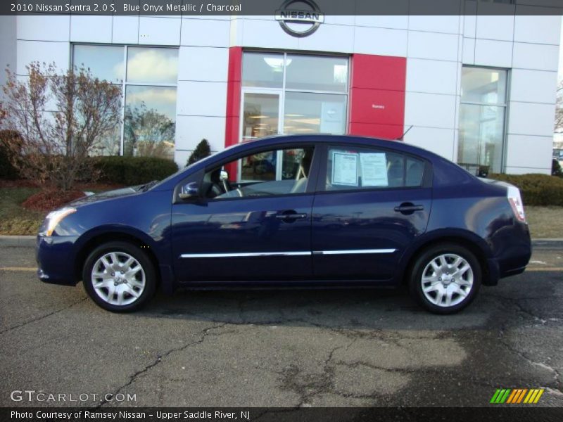 Blue Onyx Metallic / Charcoal 2010 Nissan Sentra 2.0 S