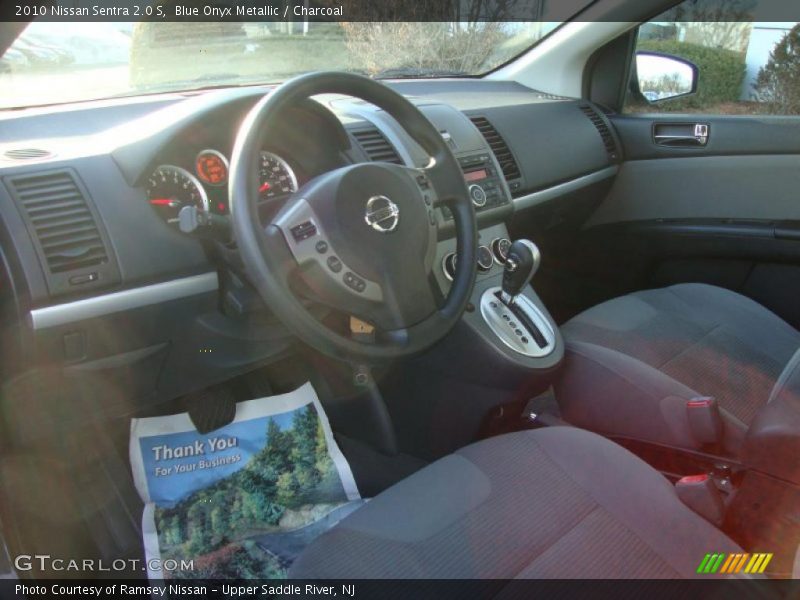 Blue Onyx Metallic / Charcoal 2010 Nissan Sentra 2.0 S