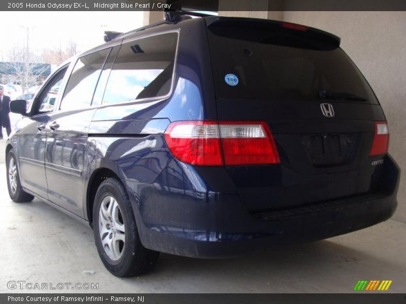 Midnight Blue Pearl / Gray 2005 Honda Odyssey EX-L