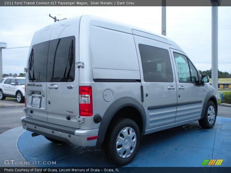  2011 Transit Connect XLT Passenger Wagon Silver Metallic