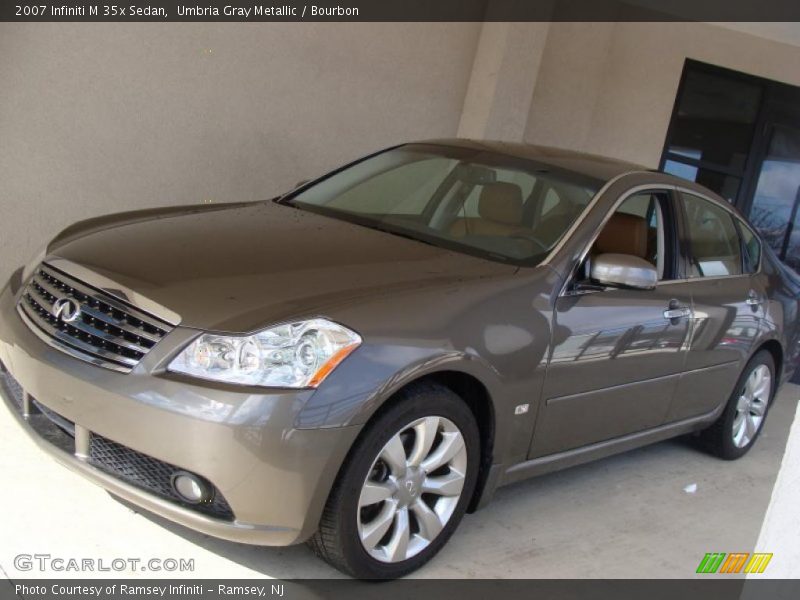 Umbria Gray Metallic / Bourbon 2007 Infiniti M 35x Sedan