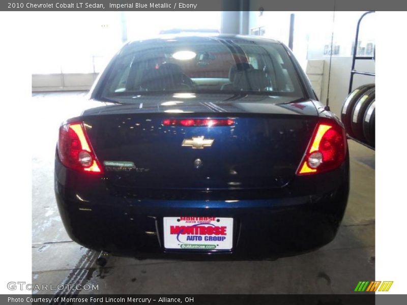 Imperial Blue Metallic / Ebony 2010 Chevrolet Cobalt LT Sedan