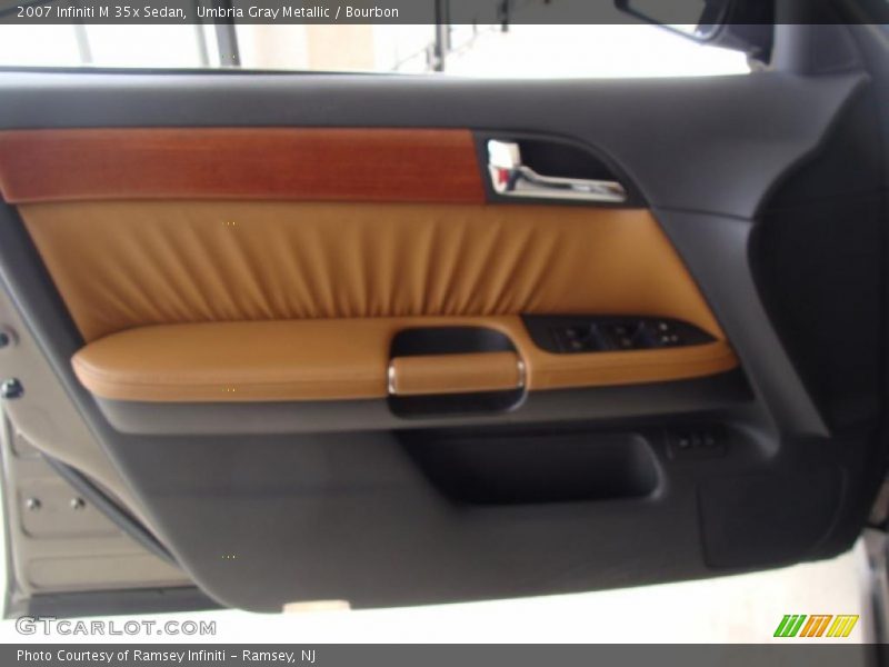 Umbria Gray Metallic / Bourbon 2007 Infiniti M 35x Sedan