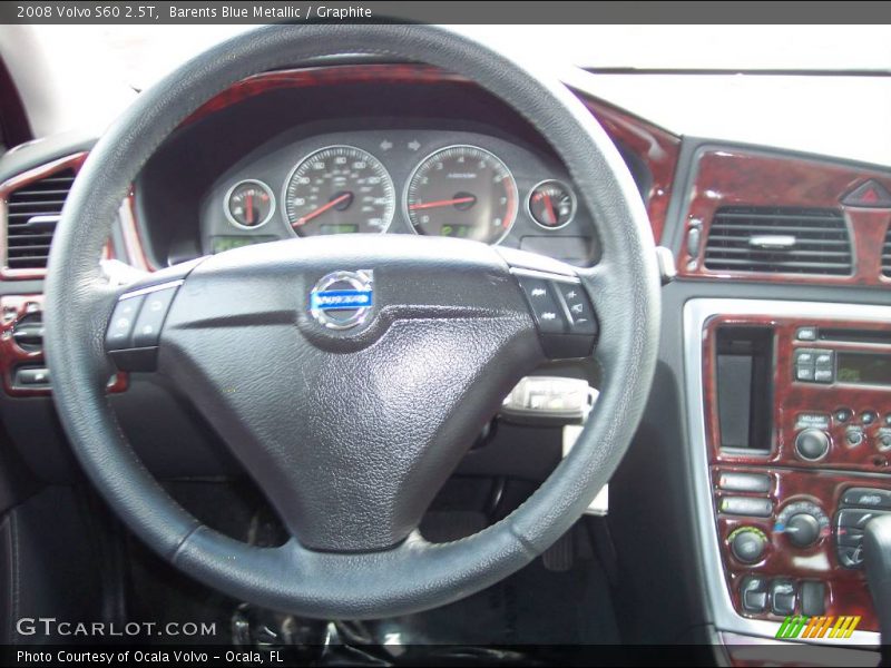 Barents Blue Metallic / Graphite 2008 Volvo S60 2.5T