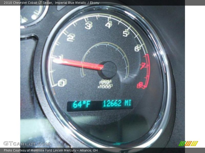 Imperial Blue Metallic / Ebony 2010 Chevrolet Cobalt LT Sedan