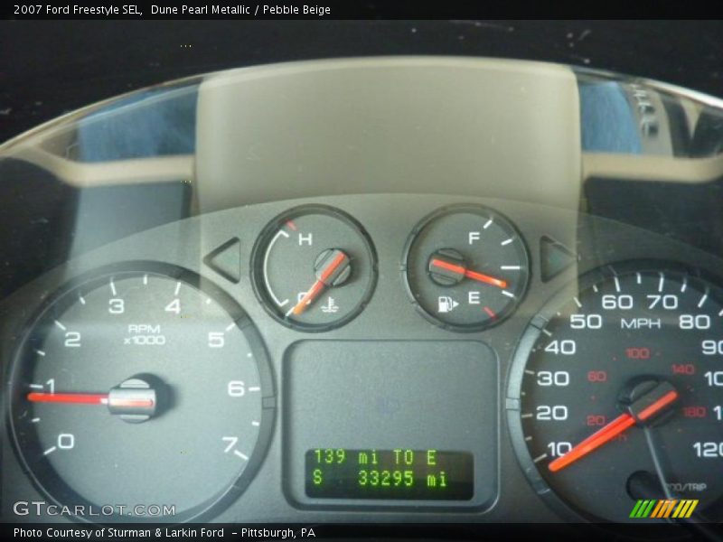 Dune Pearl Metallic / Pebble Beige 2007 Ford Freestyle SEL