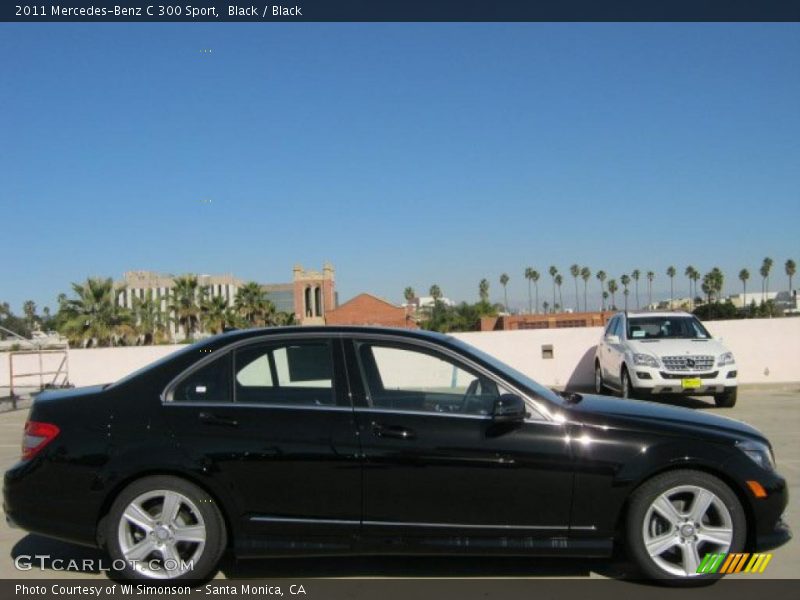 Black / Black 2011 Mercedes-Benz C 300 Sport