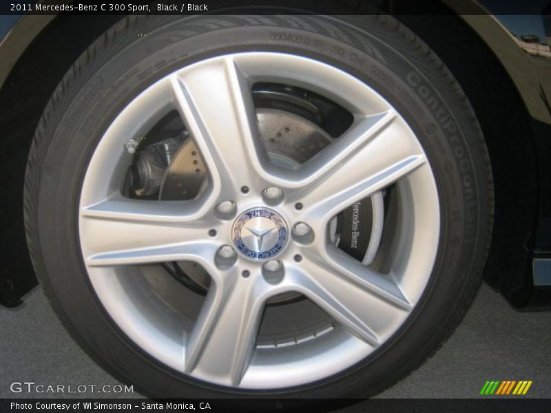 Black / Black 2011 Mercedes-Benz C 300 Sport