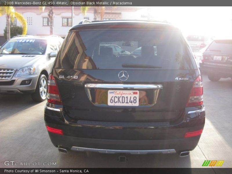 Obsidian Black Metallic / Macadamia 2008 Mercedes-Benz GL 450 4Matic