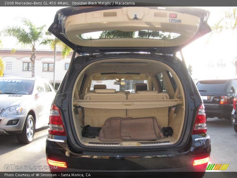 Obsidian Black Metallic / Macadamia 2008 Mercedes-Benz GL 450 4Matic