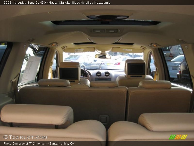 Obsidian Black Metallic / Macadamia 2008 Mercedes-Benz GL 450 4Matic