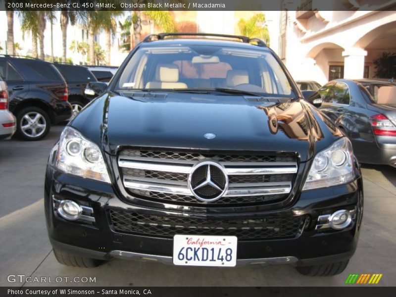 Obsidian Black Metallic / Macadamia 2008 Mercedes-Benz GL 450 4Matic